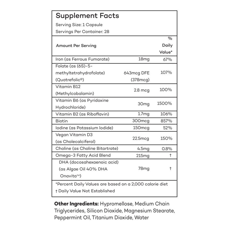 Premama | Prenatal Vitamin Duo-Cap with DHA | 28ct