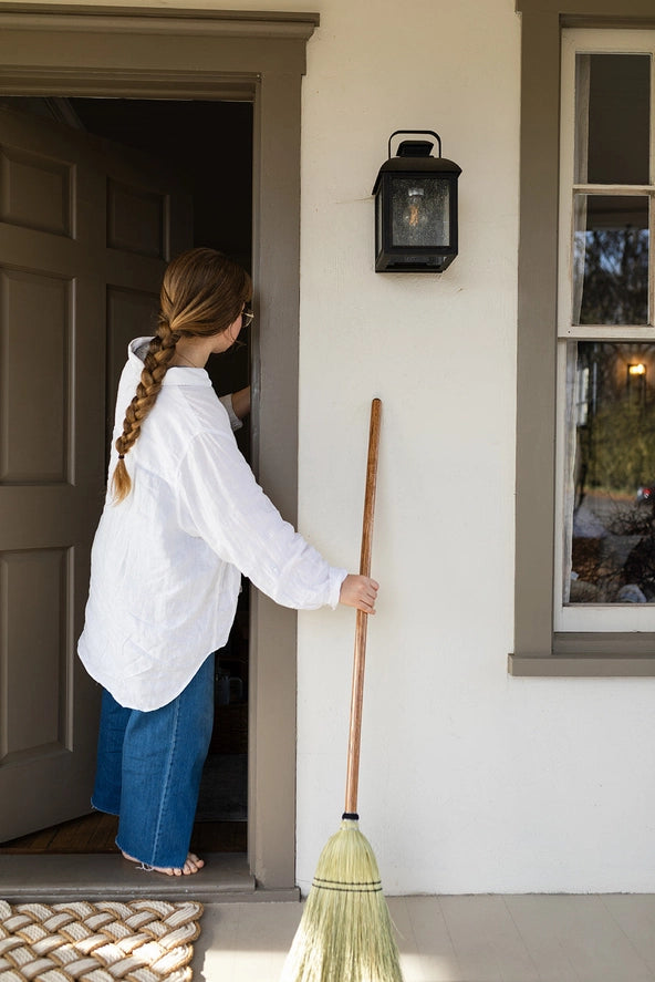 The Cottage Broom | Natural Broom Corn | Handwoven by Amish Makers