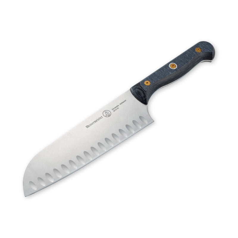 Custom 7" Kullenschliff Santoku