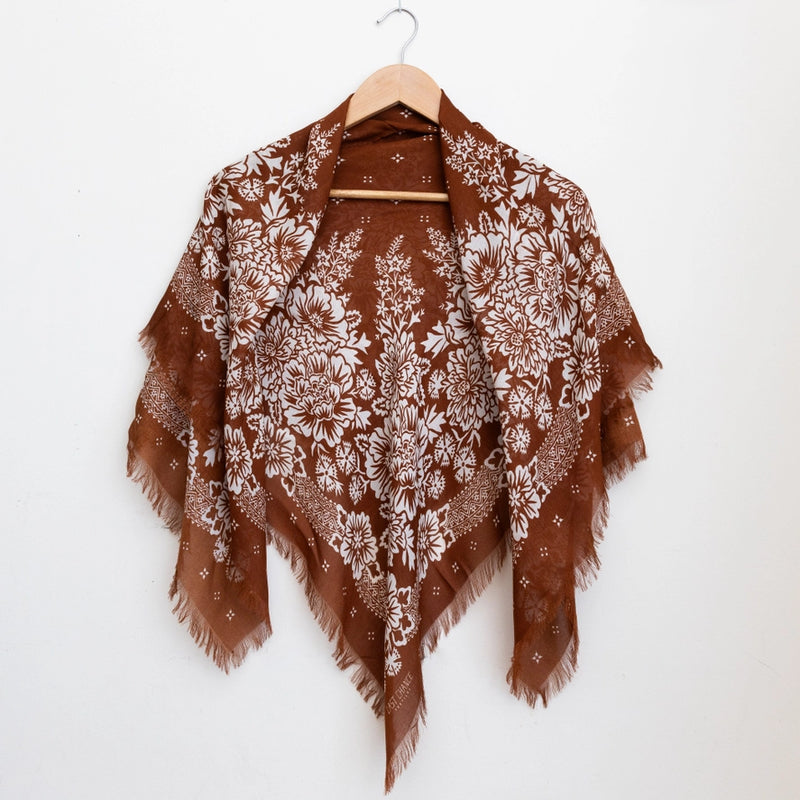 Big Honcho | Bandana in Blossom/Cocoa | 42"