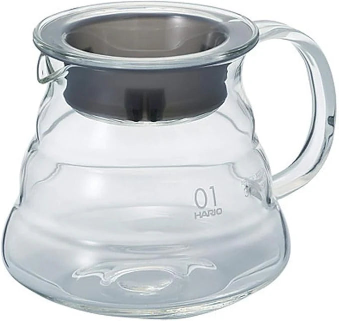 V60 Glass Server | Heat-Resistant Borosilicate | 2-5 or 2-6 Cup Capacity