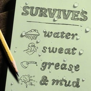 3" x 5" Top Spiral Notebook | Green