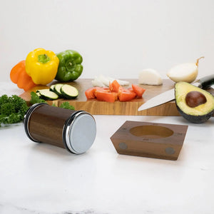 Tumbler Rolling Sharpener | Rolling Knife Sharpener | Magnetic Wooden Base