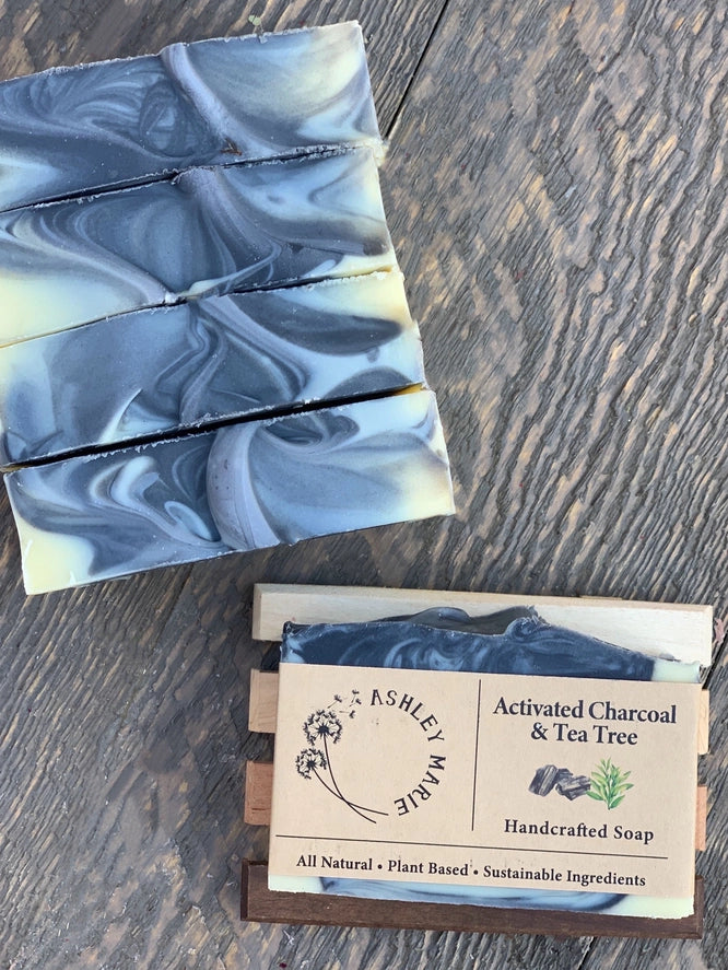 Activated Charcoal & Tea Tree Bar Soap