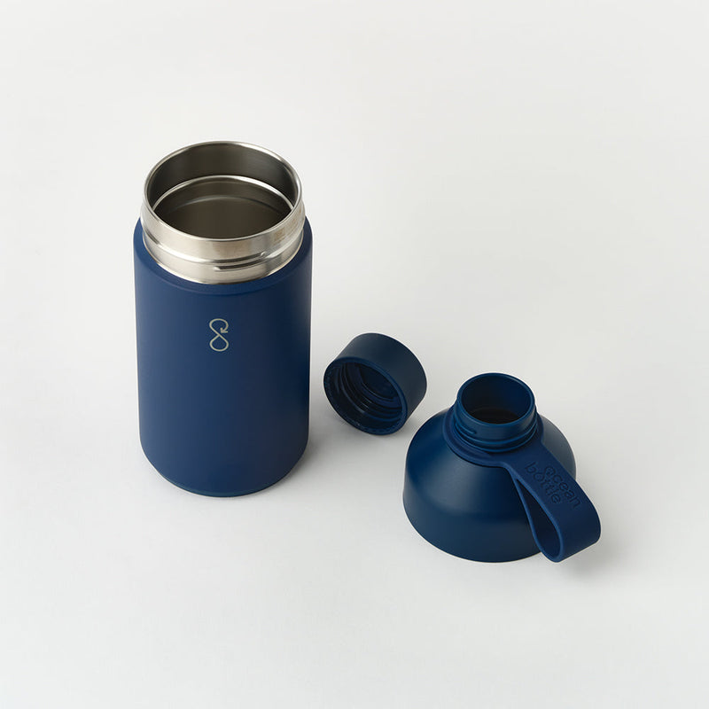 Recycled Stainless Steel Water Bottle | 26oz | Dual Opening Lid