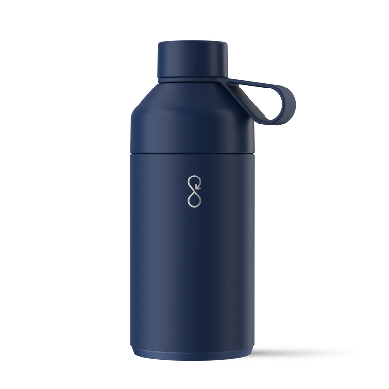 Recycled Stainless Steel Water Bottle | 26oz | Dual Opening Lid