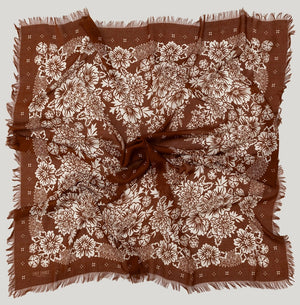 Big Honcho | Bandana in Blossom/Cocoa | 42"