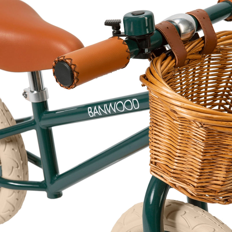 Banwood First Go Balance Bike | Vintage Green