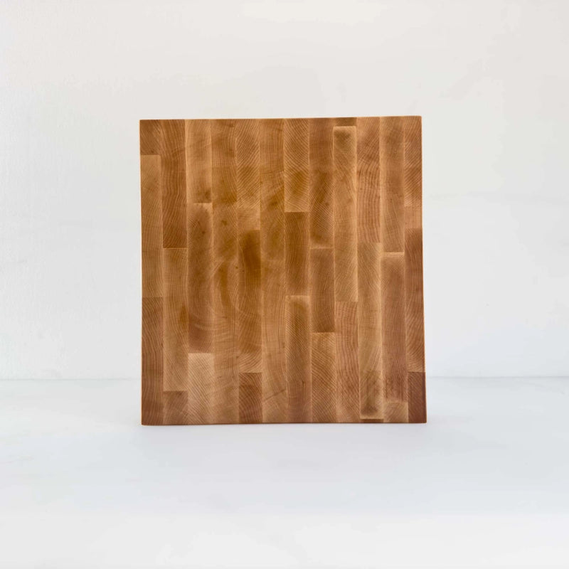 End Grain Square Butcher Block | 12 x 13"