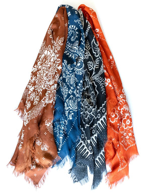 Big Honcho | Bandana in Blossom/Cocoa | 42"