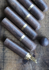 Wooden Needle Case | Set of 7 — Sandalwood or Ebony