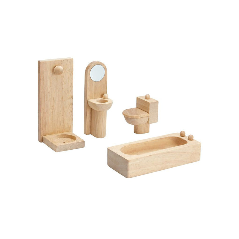 Classic Bathroom Set | 1:12 Scale Dollhouse Furniture | PlanToys