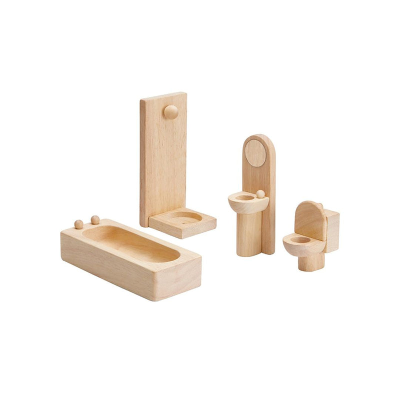 Classic Bathroom Set | 1:12 Scale Dollhouse Furniture | PlanToys