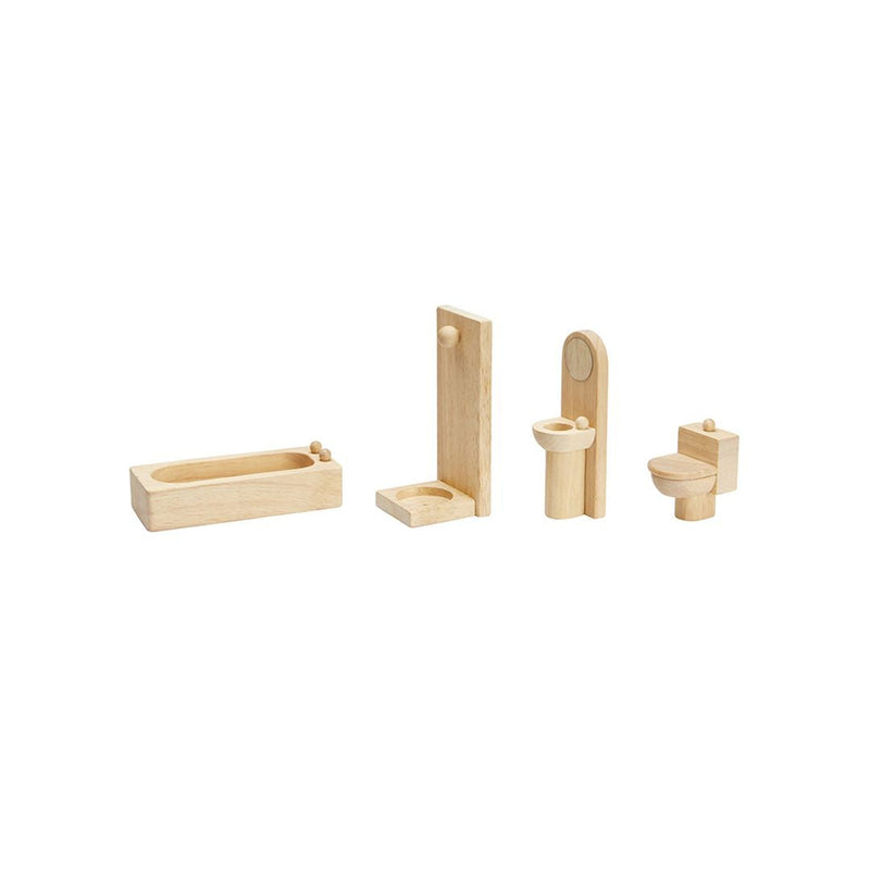 Classic Bathroom Set | 1:12 Scale Dollhouse Furniture | PlanToys