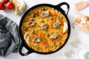 Cast Iron Paella Pan | 14.75"