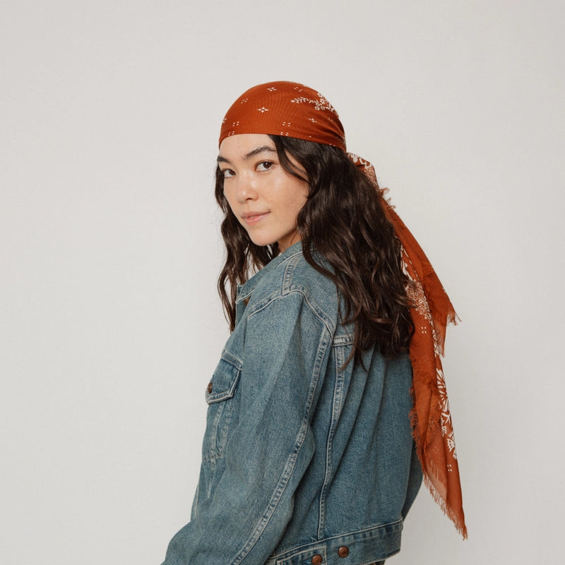 Big Honcho | Bandana in Blossom/Cocoa | 42"