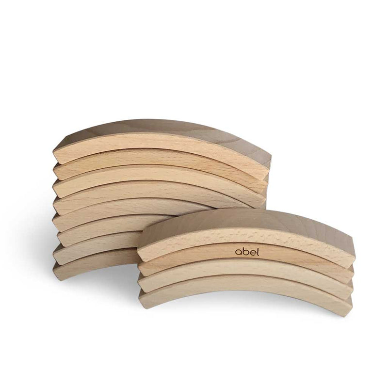 Abel Blocks Mini 12 | Curved Beech Wood | 60° Arc