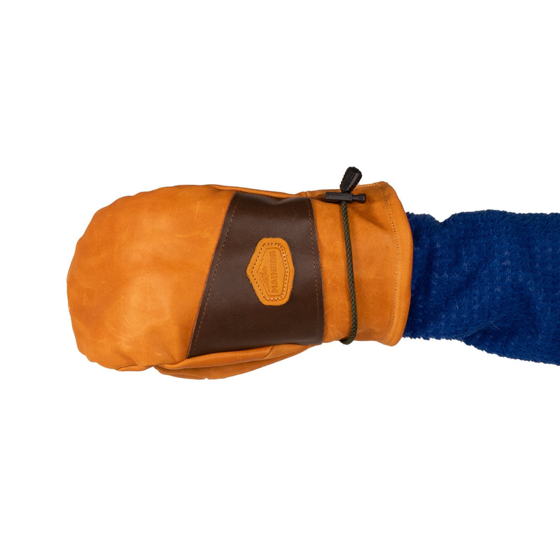 Portland All-Leather Mitts | Wool-Pile Lined | Made in Maine