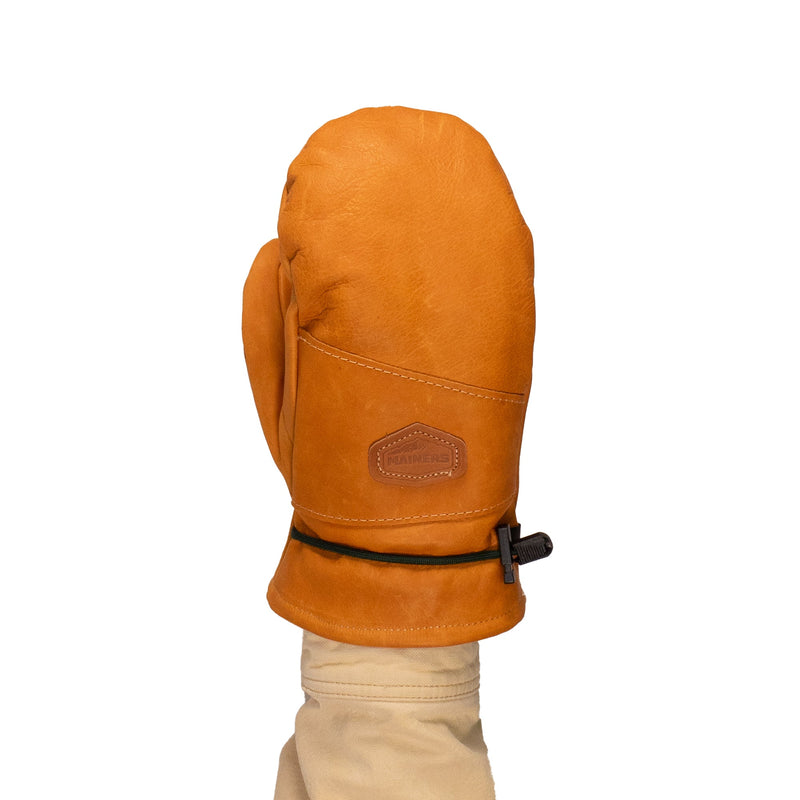 Portland All-Leather Mitts | Wool-Pile Lined | Made in Maine