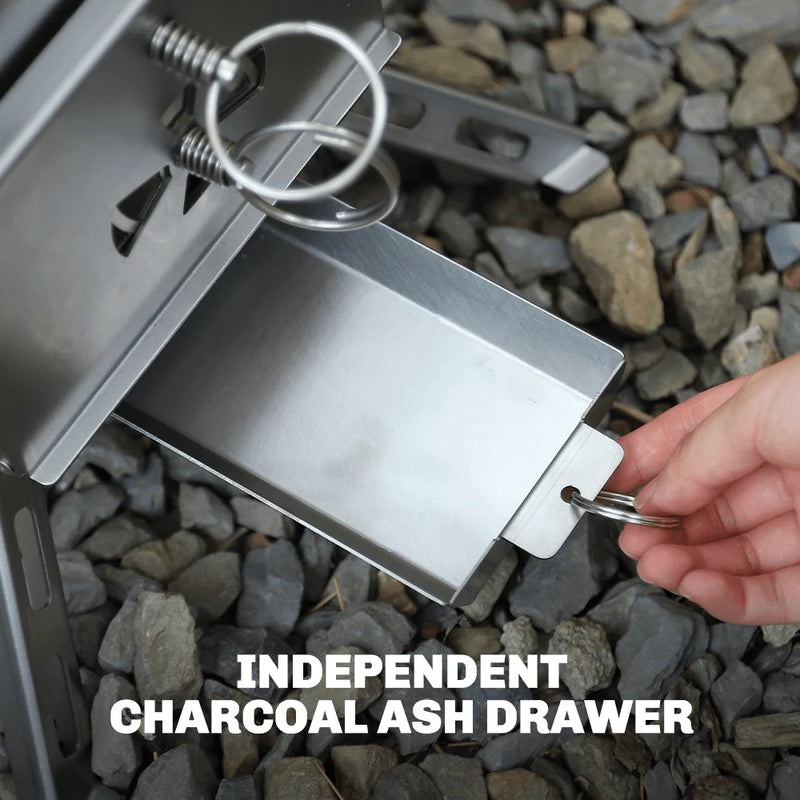 Antarcti Wood Stove | Stainless Steel | Fire Maple