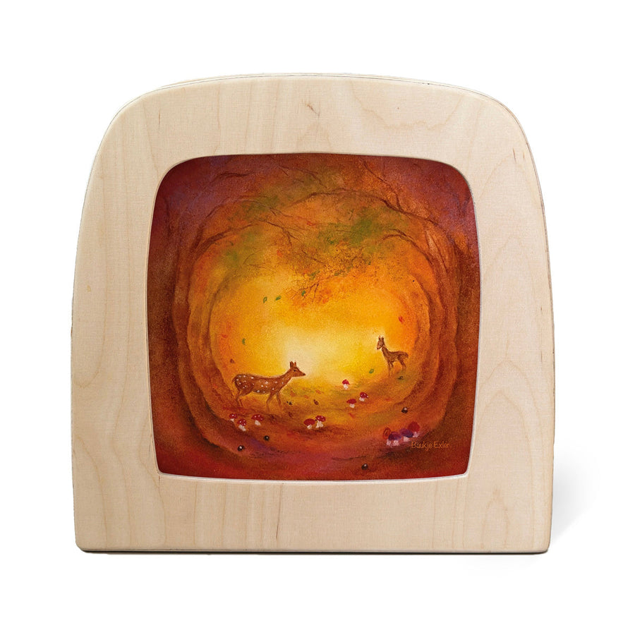 Golden Hour illustrated insert shown in a Toverlux frame