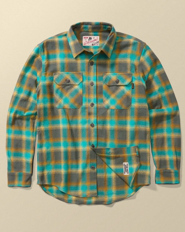 Boca Flannel Shirt | 7oz Organic Cotton | Double-Brushed