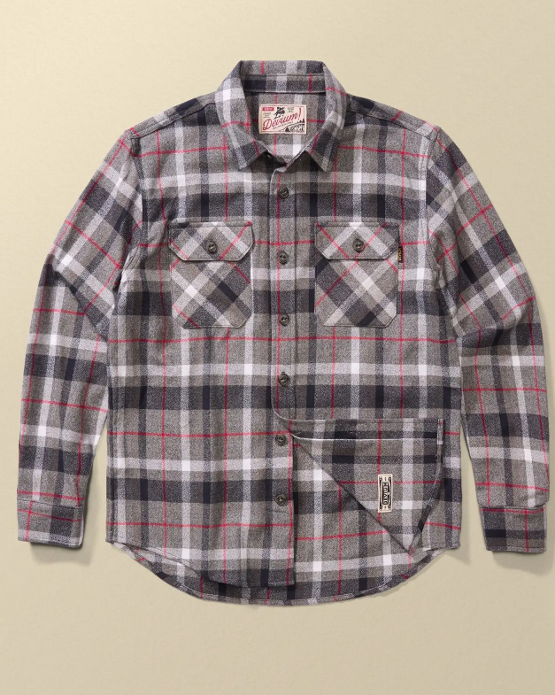Boca Flannel Shirt | 7oz Organic Cotton | Double-Brushed