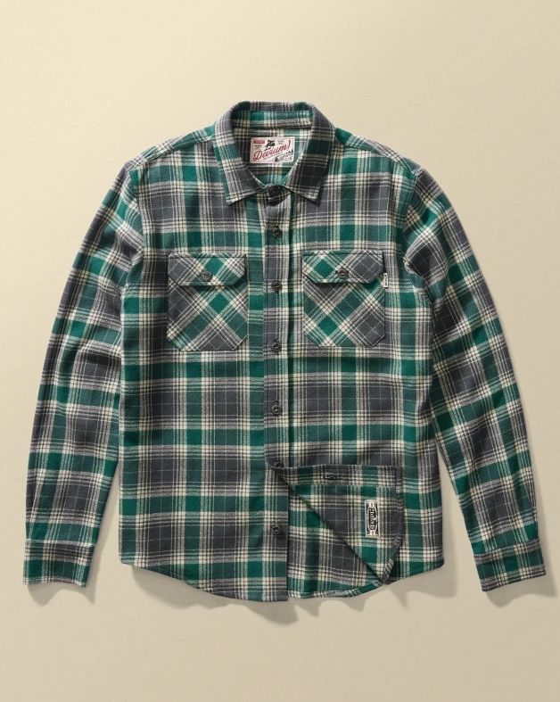 Boca Flannel Shirt | 7oz Organic Cotton | Double-Brushed