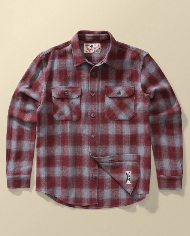 Boca Flannel Shirt | 7oz Organic Cotton | Double-Brushed