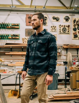 Boca Flannel Shirt | 7oz Organic Cotton | Double-Brushed