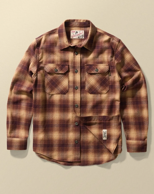 Boca Flannel Shirt | 7oz Organic Cotton | Double-Brushed