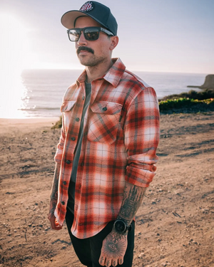 Boca Flannel Shirt | 7oz Organic Cotton | Double-Brushed