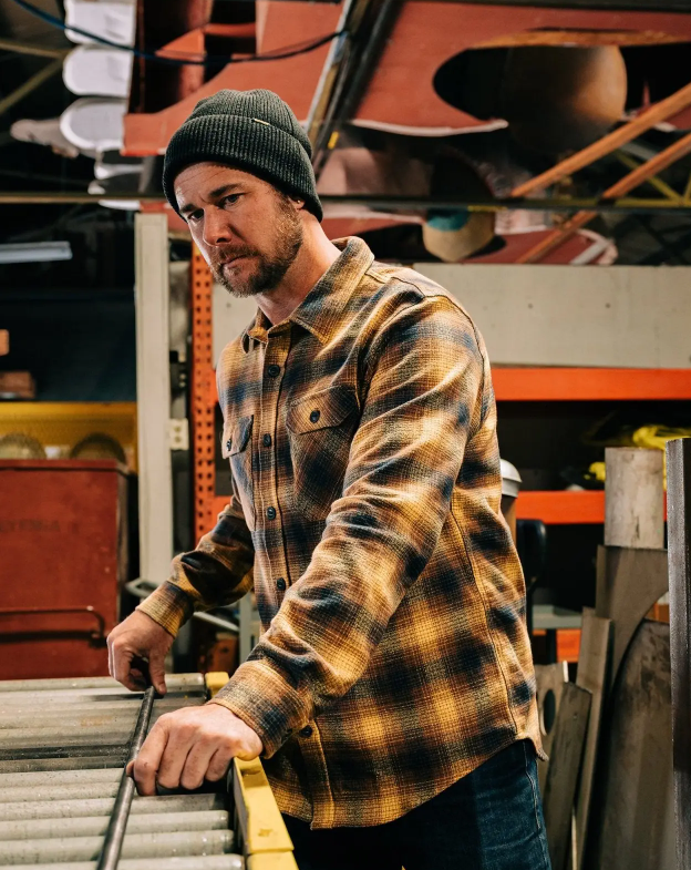 Boca Flannel Shirt | 7oz Organic Cotton | Double-Brushed