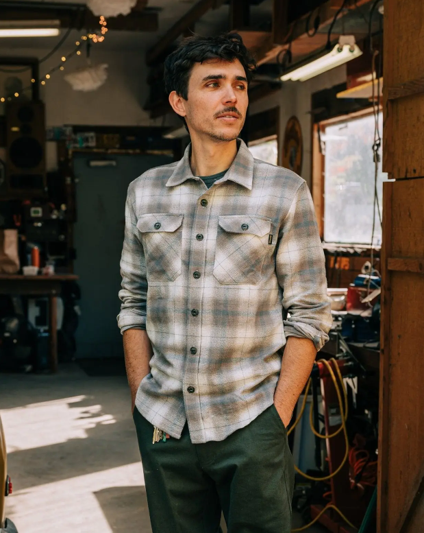 Boca Flannel Shirt | 7oz Organic Cotton | Double-Brushed