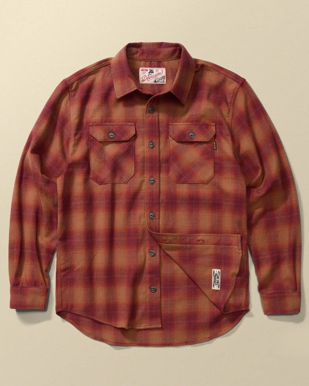 Boca Flannel Shirt | 7oz Organic Cotton | Double-Brushed