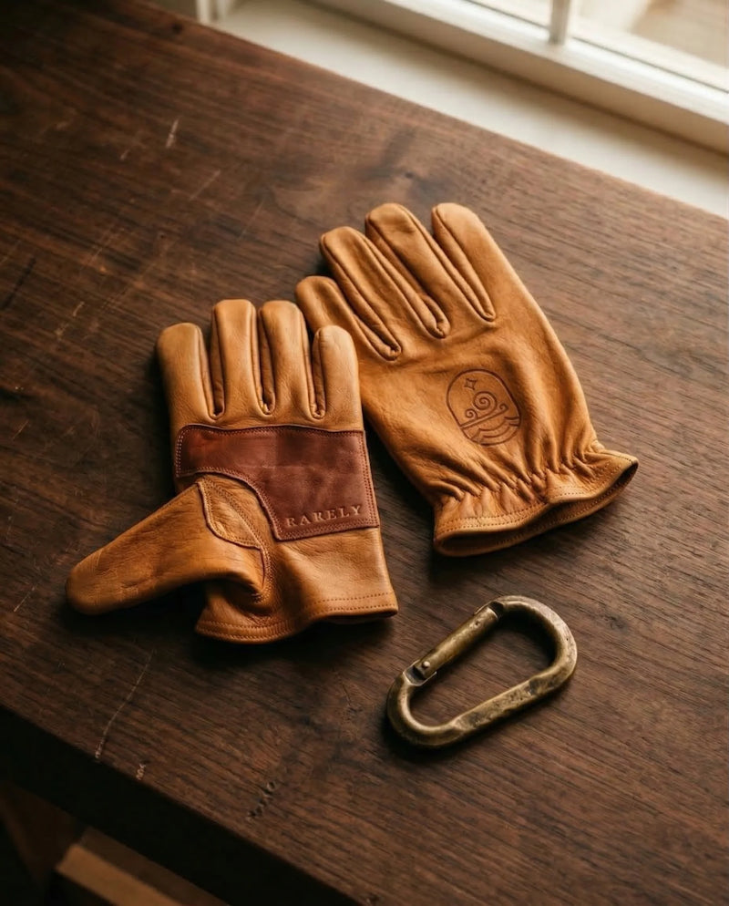 Buffalo Leather Ranching Gloves | Rarely Edition