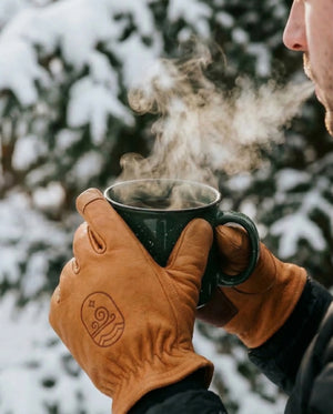 Buffalo Leather Ranching Gloves | Rarely Edition