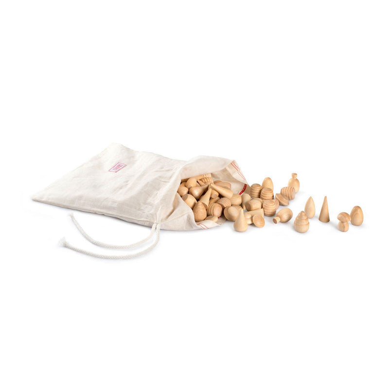 Mandala Natural Wood Stacking Toy