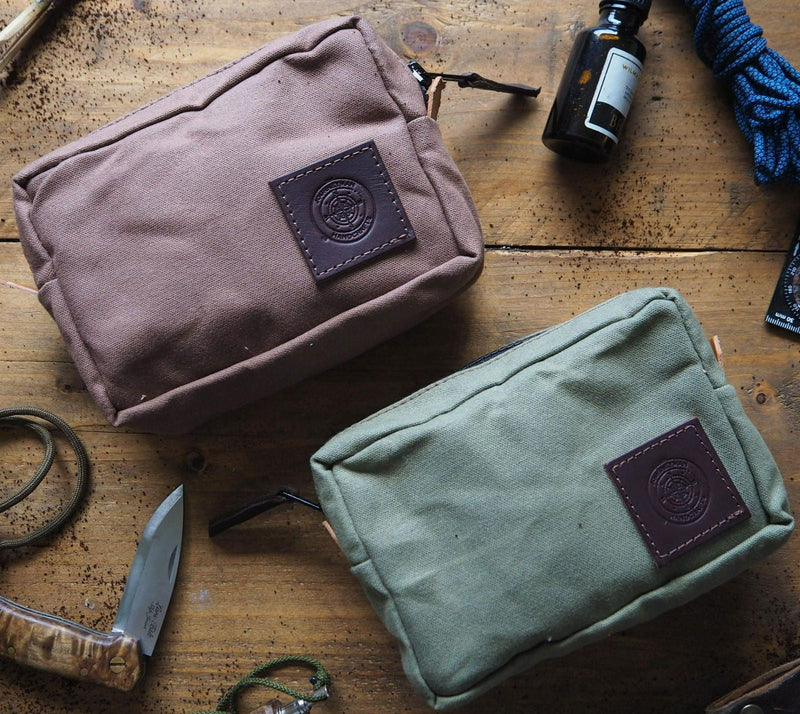 Canvas Belt Pouch | Heavy-Duty Waxed Canvas