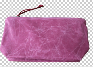 Waxed Canvas Cosmetic Bag — Large