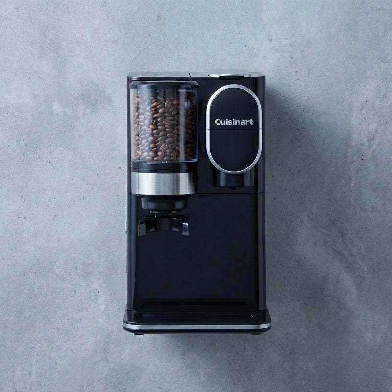 Grind & Brew Single-Serve Coffee Maker with Built-In Burr Grinder