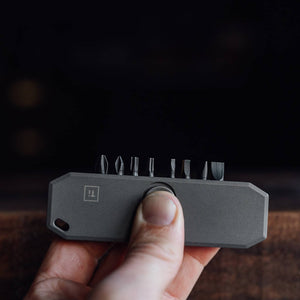 Bit Bar II | Titanium 8-Bit Driver & Holder | Push-Button Access
