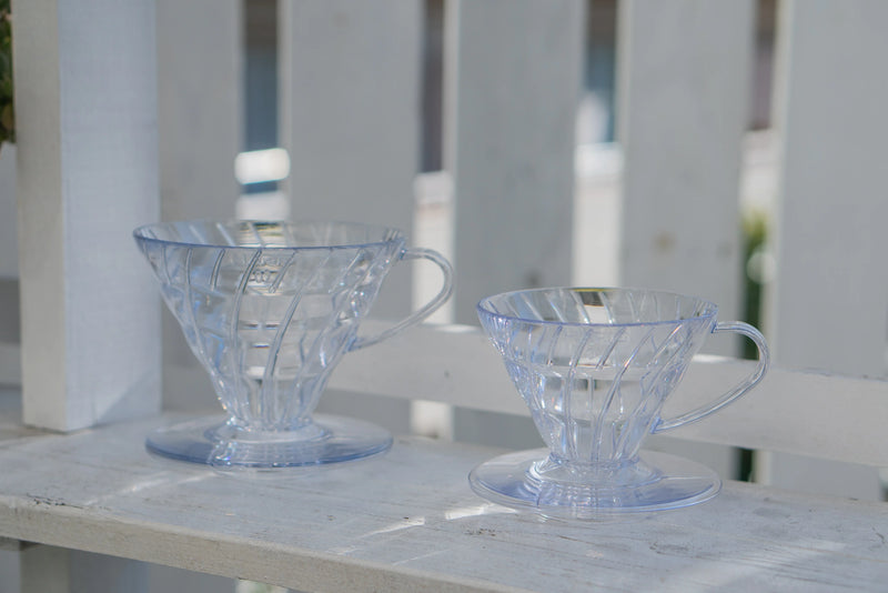 Hario V60 Plastic Coffee Dripper | Clear | Japan