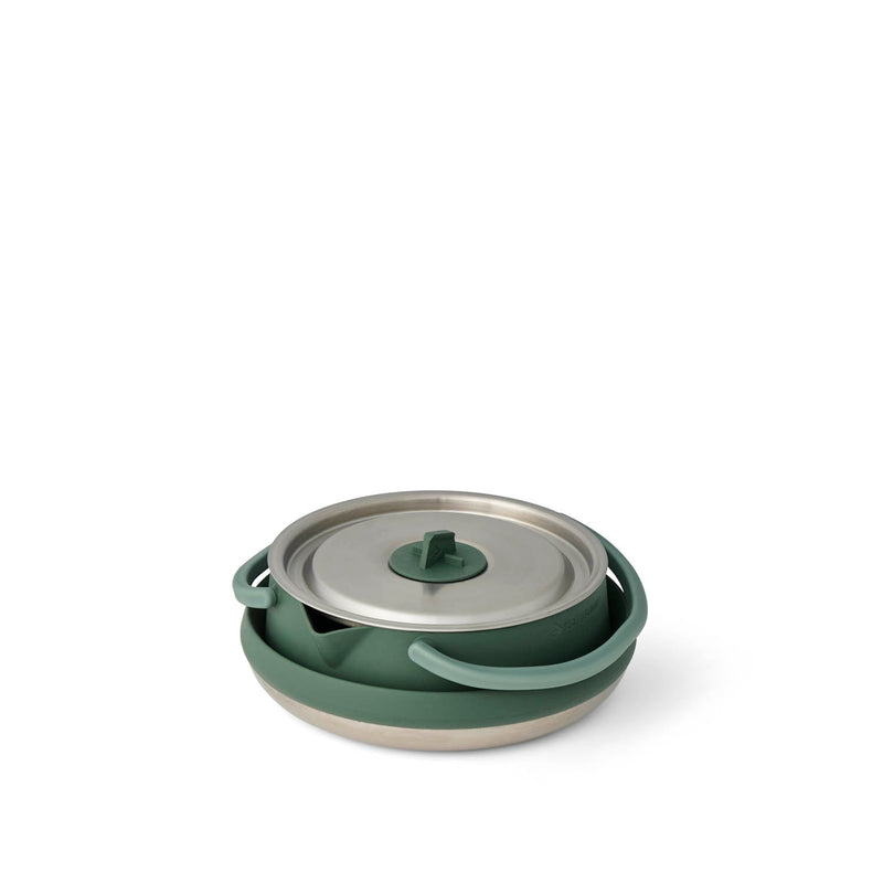 Detour Collapsible Kettle | 1.6L Stainless Steel & Silicone | Collapses to 2.5 Inches