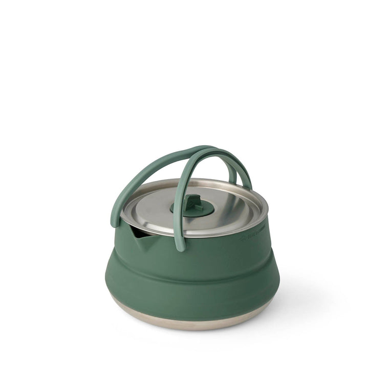 Detour Collapsible Kettle | 1.6L Stainless Steel & Silicone | Collapses to 2.5 Inches