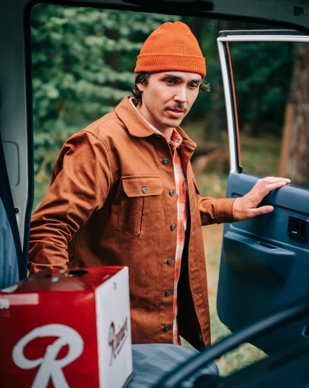 Slub Twill Overshirt | 12oz Cotton | Double Chest Pockets