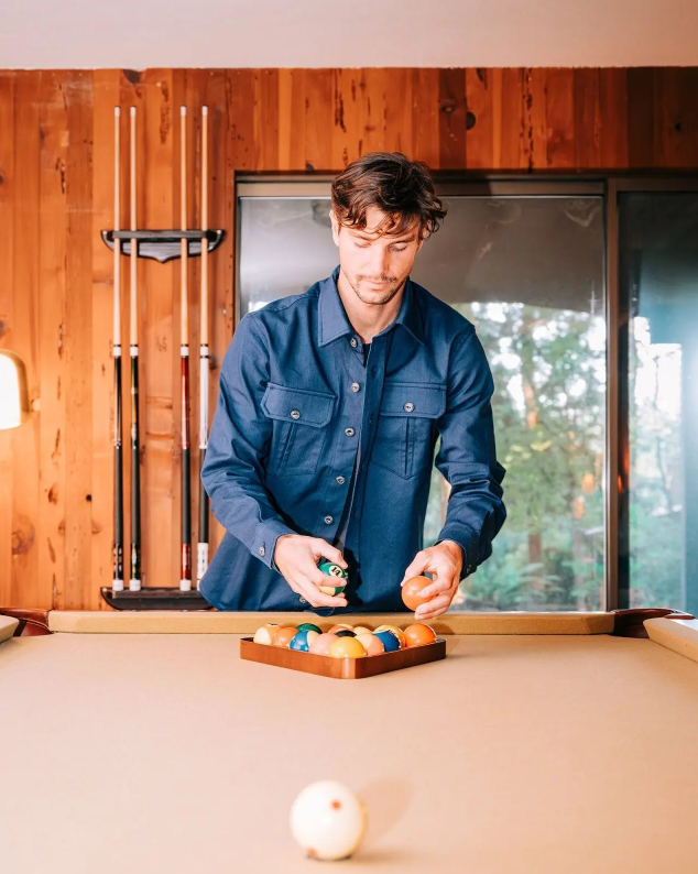 Slub Twill Overshirt | 12oz Cotton | Double Chest Pockets