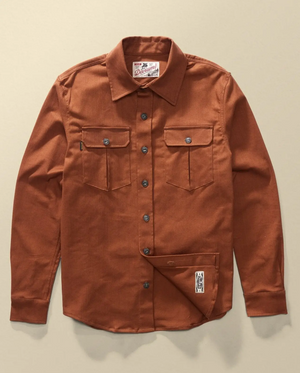 Slub Twill Overshirt | 12oz Cotton | Double Chest Pockets