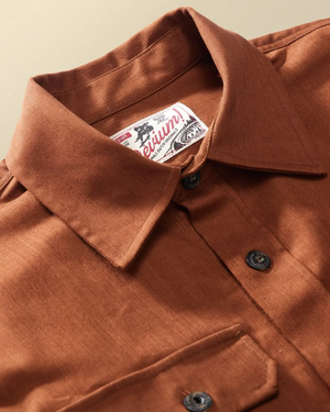 Slub Twill Overshirt | 12oz Cotton | Double Chest Pockets