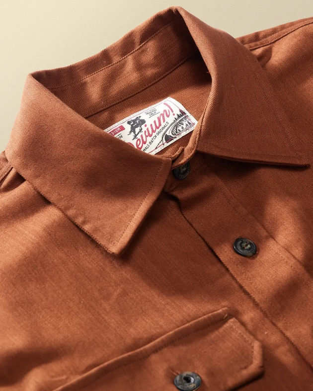 Slub Twill Overshirt | 12oz Cotton | Double Chest Pockets